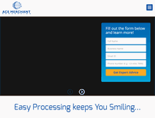 Tablet Screenshot of acemerchantprocessing.com